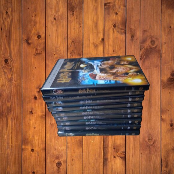 HARRY POTTER Lot of 9 DVD Movies Wide Screen/Full Screen Fantasy - Picture 2 of 9